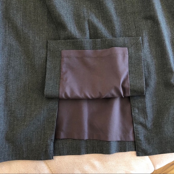 CLASSIC THE LIMITED GRAY PENCIL SKIRT - Picture 7 of 9